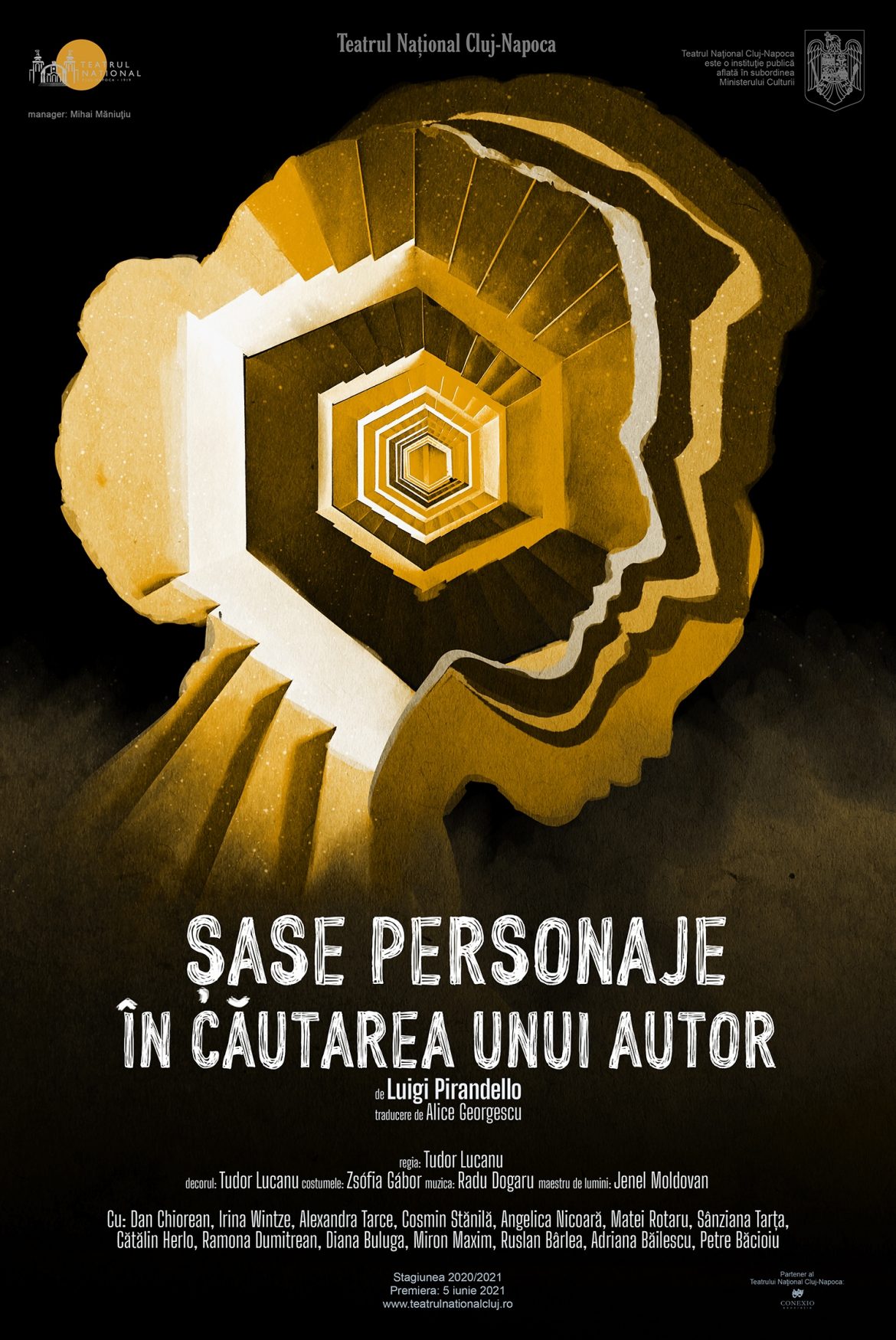 Afis_Sase personaje in cautarea unui autor