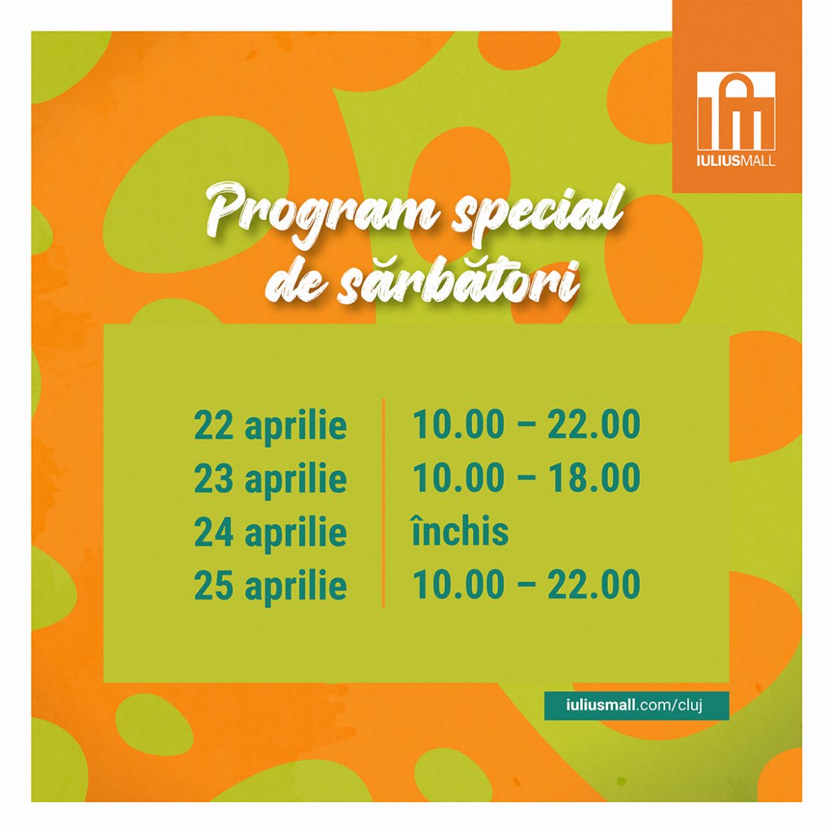 Iulius Mall Cluj_Program