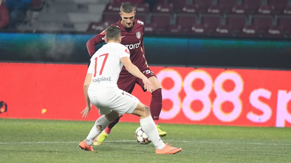 Cfr Cluj întâlnește FC Hermannstadt în ultimul meci din 2022