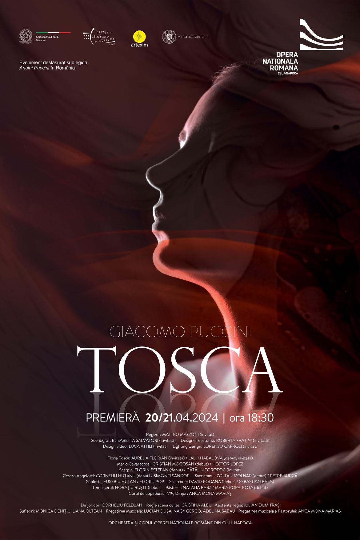 AFIȘ TOSCA distributie
