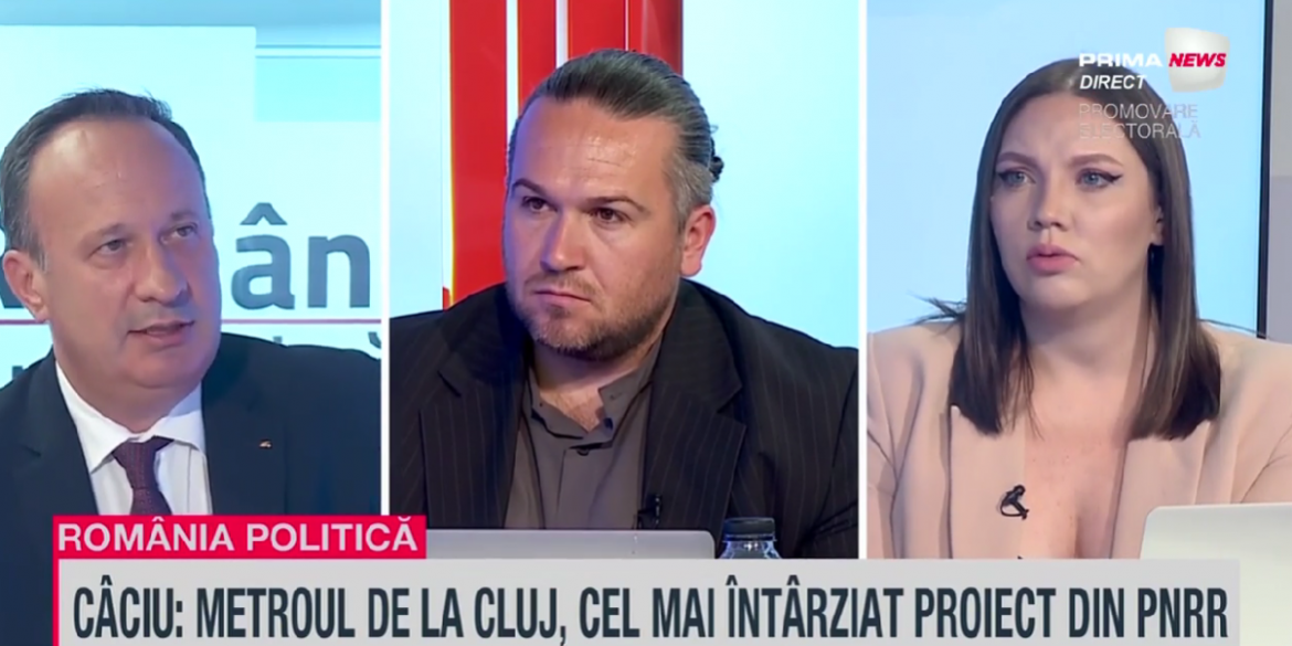Adrian Câciu, ministrul Investițiilor, invitat al emisiunii România Politică, la Prima News